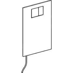 Geberit AquaClean - Afdekplaat Met Geïntegreerde Bediening Voor Bidetzittingen, Alpine Wit 115.322.11.1 -Badkamer Luxe d65595233c7cbb7bcf030070