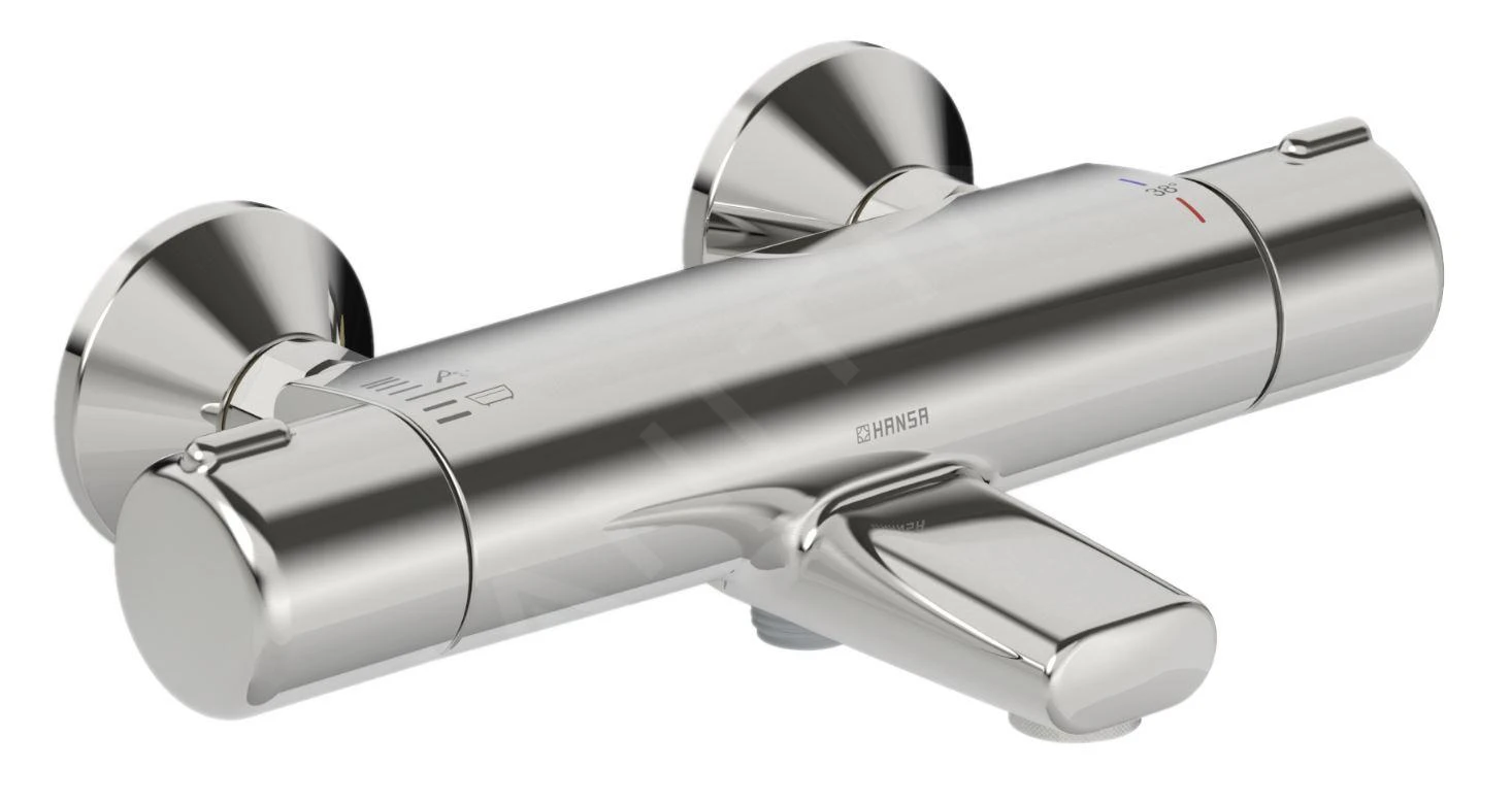 Hansa Micra - Thermostatische Badkraan, Thermo Cool, Chroom 58162171 1 Hansa Micra - Thermostatische Badkraan, Thermo Cool, Chroom 58162171
