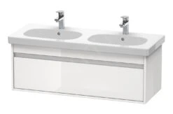 Duravit Ketho - Wastafelonderkast 410x1150x455 Mm, 1 Lade, Glanzend Wit KT666902222