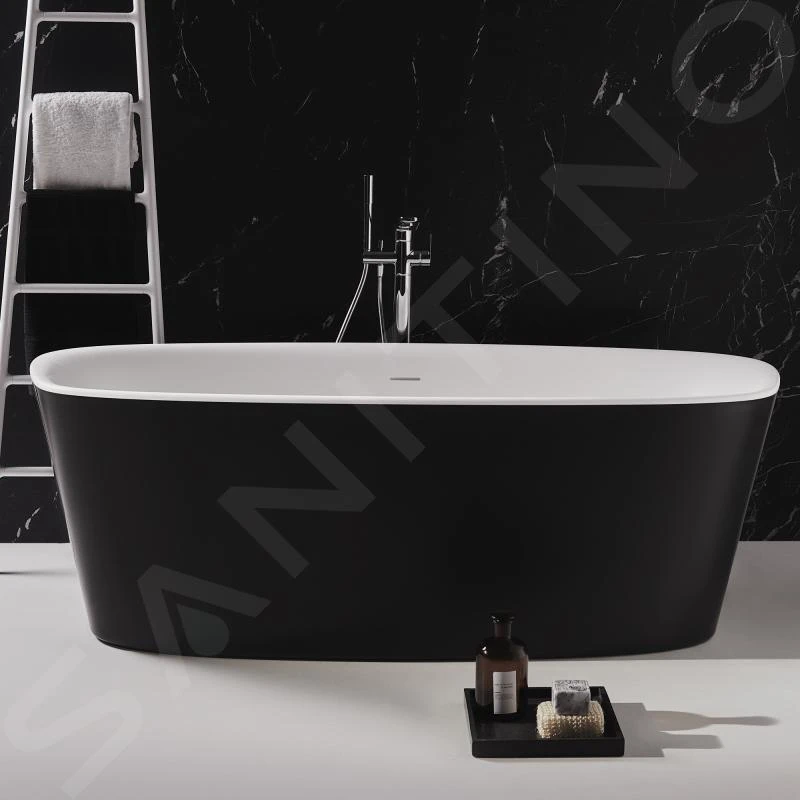 Ideal Standard Dea - Vrijstaand Bad 1900x900 Mm, Mat Wit/mat Zwart K8722V3 5 Ideal Standard Dea - Vrijstaand Bad 1900x900 Mm, Mat Wit/mat Zwart K8722V3 - Afbeelding 5