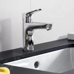 Hansgrohe Focus E2 - Wastafelkraan 100 Met Waste, Chroom 31607000 -Badkamer Luxe d8bdd507ed902a6b0aaffc5d