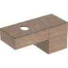 Geberit VariForm - Wastafelkast, 1200x510x550 Mm, 3 Laden En Stankafsluiter, Eik 501.187.00.1