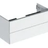 Geberit ONE - Wastafelonderkast 104x50x47 Cm, 2 Laden, Glanzend Wit 505.264.00.1
