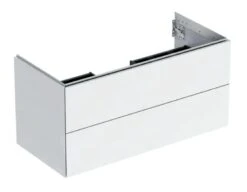 Geberit ONE - Wastafelonderkast 104x50x47 Cm, 2 Laden, Glanzend Wit 505.264.00.1