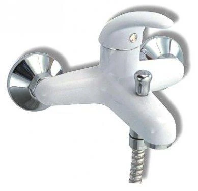 Novaservis Metalia 55 - Opbouw Badkraan Met Accessoires, Wit/chroom 55020,1 1 Novaservis Metalia 55 - Opbouw Badkraan Met Accessoires, Wit/chroom 55020,1