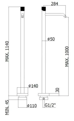 Paffoni Jo - VrijWastafelkraan, Chroom JO031CR -Badkamer Luxe db6fb230f3fcfcdbe1350f08