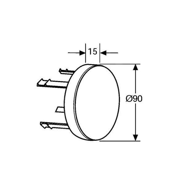 Kludi Rotexa - Afdekplaat Multi 82308505-00 2 Kludi Rotexa - Afdekplaat Multi 82308505-00 - Afbeelding 2