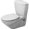 Duravit Duraplus - Practica-Cascade Duoblokpot, Hangend, Wit 0195090000