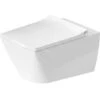 Duravit Viu - Wandtoilet, Rimless, Met WonderGliss, Alpine Wit 25110900001