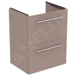 Ideal Standard I.Life S - Wastafelonderkast, 500x375x630 Mm, 2 Laden, Mat Beige T5291NH