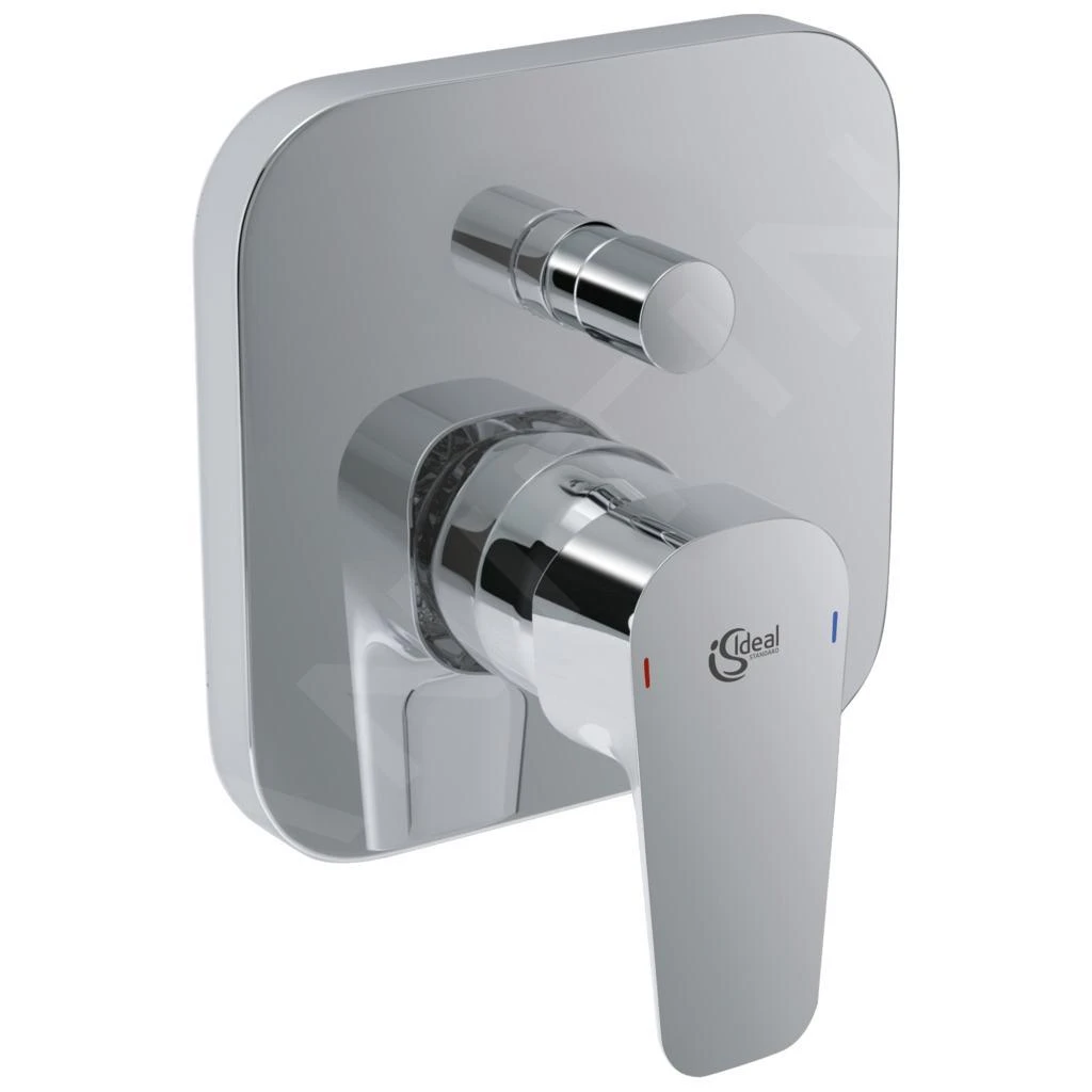 Ideal Standard Ceraplan III - Afdekset Voor Inbouw Badkraan, Chroom A6115AA 1 Ideal Standard Ceraplan III - Afdekset Voor Inbouw Badkraan, Chroom A6115AA