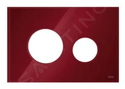 Tece TECEloop - Frontplaat Voor Bedieningsplaat TECEloop, Robijnrood Glas 9240679