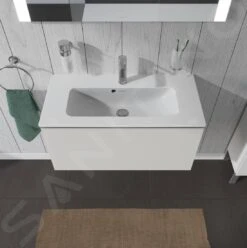 Duravit L-Cube - Wastafelonderkast Compact, 400x820x391 Mm, 1 La, Glanzend Wit LC615702222 -Badkamer Luxe e09177cb952b8dbccc4800b5