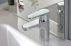 Paffoni Green - Wastafelkraan Met Waste, Chroom GR075CR -Badkamer Luxe e17644015f6f8f78b389661f