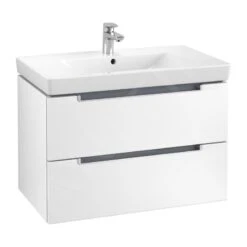 Villeroy & Boch Subway 2.0 - Wastafelkast, 787x520x449 Mm, 2 Laden, Mat Wit A69600MS