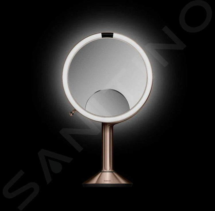 Simplehuman Make-up Spiegels - Cosmetica Spiegel Met LED Verlichting, Rose Gold ST3034 8 Simplehuman Make-up Spiegels - Cosmetica Spiegel Met LED Verlichting, Rose Gold ST3034 - Afbeelding 8