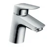 Hansgrohe Logis - Wastafelkraan 70, Met Push-Open, Chroom 71077000
