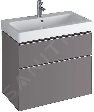 Geberit ICon - Wastafelonderkast, 740x620x477 Mm, Platina Hoogglans 840377000 4 Geberit ICon - Wastafelonderkast, 740x620x477 Mm, Platina Hoogglans 840377000 - Afbeelding 4