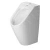 Duravit ME By Starck - Urinoir, Bovenste Waterinlaat, Rimless, Met WonderGliss, Alpine Wit 28153000001