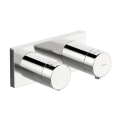 Hansa Living - Afbouwdeel Voor Thermostaat, Voor 2 Functies, Chroom 44539583
