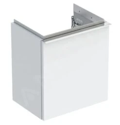 Geberit ICon - Wastafelonderkast 370x415x279 Mm, 1 Deur, Scharnieren Rechts, Glanzend Wit 502.300.01.2