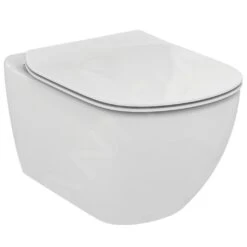 Geberit Duofix - Inbouwreservoir Voor Hangend Toilet Met SIGMA30 Bedieningsknop, Wit/glanzend Chroom + Ideal Standard Tesi - Hangend Toilet En Wc-bril, Aquablade, SoftClose 111.355.00.5 NU5 -Badkamer Luxe e53485344b3bd4e8af18a330 4
