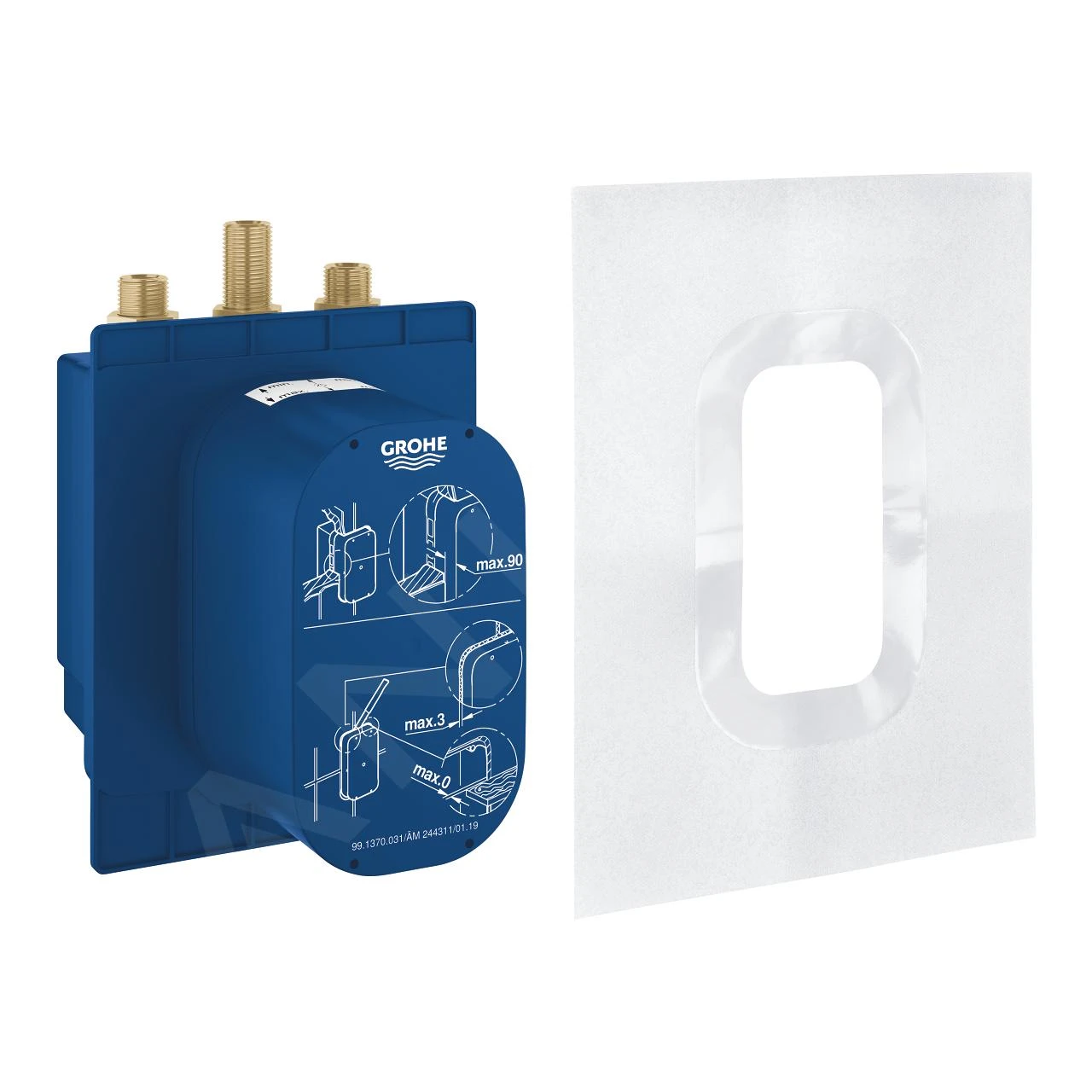 Grohe Inbouwdelen - Inbouwbox Voor Elektronische Douchemengkraan 36458000 3 Grohe Inbouwdelen - Inbouwbox Voor Elektronische Douchemengkraan 36458000 - Afbeelding 3