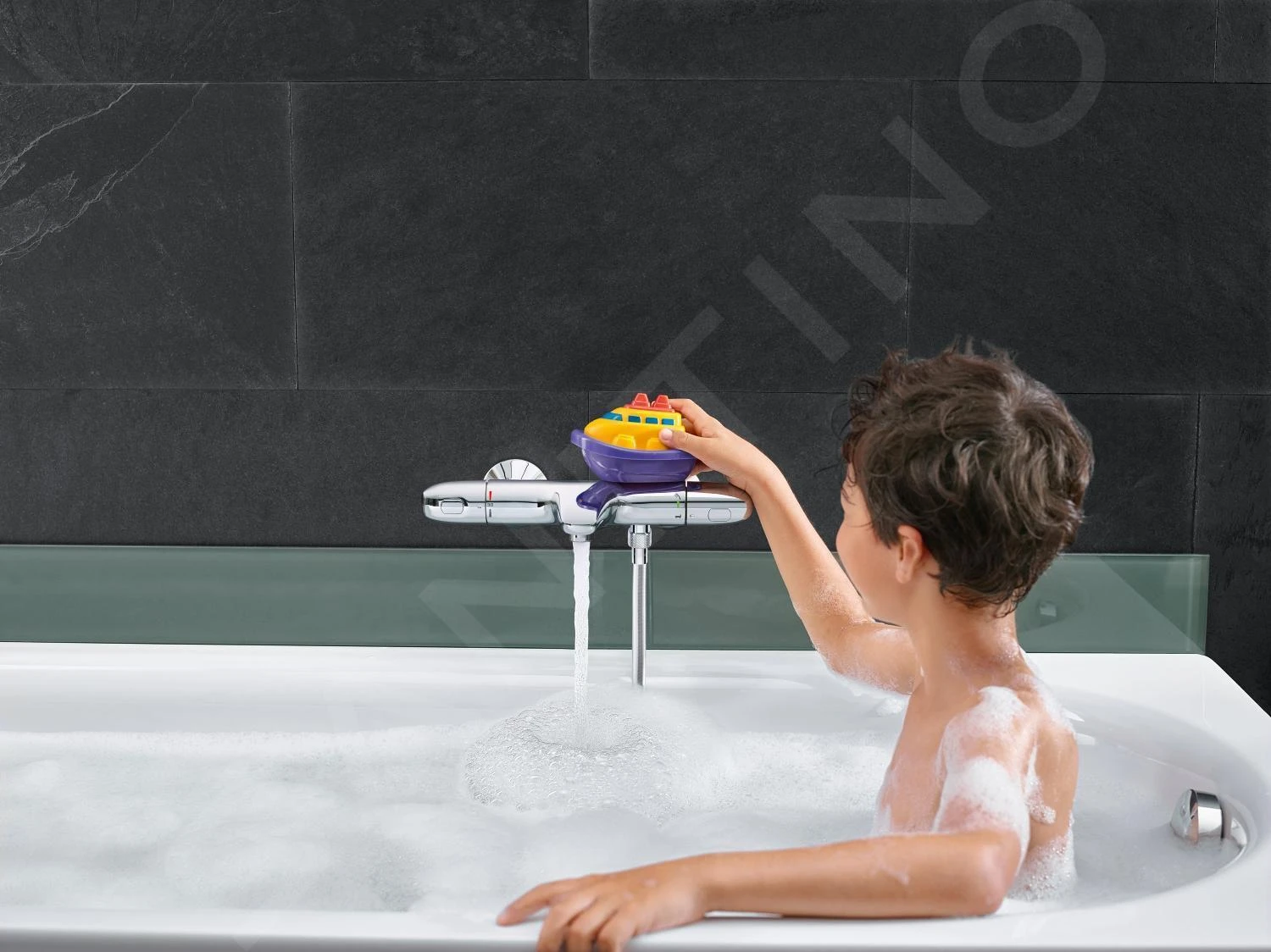 Grohe Grohtherm 1000 - Thermostatische Opbouw Badmengkraan, Chroom 34155003 9 Grohe Grohtherm 1000 - Thermostatische Opbouw Badmengkraan, Chroom 34155003 - Afbeelding 9