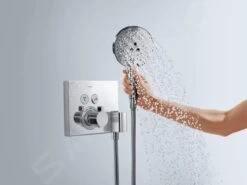 Hansgrohe Shower Select - Thermostaat Mengkraan Met Stopkraan Voor 2 Functies, Douchehouder Porter En FixFit, Chroom 15765000 -Badkamer Luxe e66ad8f26312d9d151b575b9