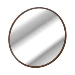 Villeroy & Boch Antheus - Spiegel Houten Frame, Diameter 850 Mm, Noot B30500PV -Badkamer Luxe e69d1dfd548cd798af224032
