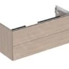 Geberit ONE - Wastafelonderkast, 118x50x47 Cm, 2 Laden, Eiken 505.265.00.5