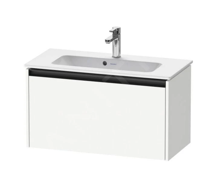 Duravit Ketho.2 - Wastafelkast 440x810x390 Mm, 1 Lade, Mat Wit K25056018180000 1 Duravit Ketho.2 - Wastafelkast 440x810x390 Mm, 1 Lade, Mat Wit K25056018180000