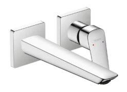 Hansgrohe Logis - Inbouw Wastafelkraan Fine, 2-gats, EcoSmart, Chroom 71256000