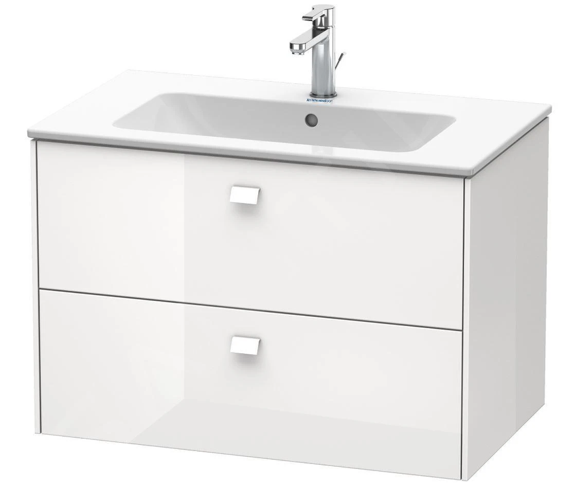 Duravit Brioso - Wastafelonderkast 553x820x479 Mm, 2 Lades, Glans Wit BR410202222 1 Duravit Brioso - Wastafelonderkast 553x820x479 Mm, 2 Lades, Glans Wit BR410202222