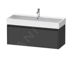Duravit Ketho.2 - Wastafelkast 440x1184x460 Mm, 1 Lade, Grafiet Mat K25079049490000