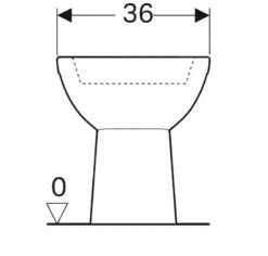 Geberit Selnova - Staande Toiletpot, Bodemafval, 670x360 Mm, Wit 500.281.01.1 -Badkamer Luxe e8690a36dce9c8be12556a2a