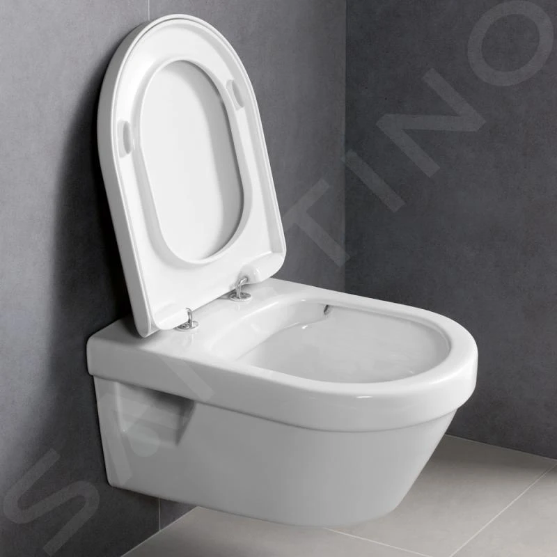 Geberit Duofix - Inbouwreservoir Voor Hangend Toilet Met SIGMA30 Bedieningsknop, Mat Chroom/chroom + Villeroy Boch - Hangend Toilet En Wc-bril, DirectFlush, SoftClose, CeramicPlus 111.300.00.5 NB7 6 Geberit Duofix - Inbouwreservoir Voor Hangend Toilet Met SIGMA30 Bedieningsknop, Mat Chroom/chroom + Villeroy Boch - Hangend Toilet En Wc-bril, DirectFlush, SoftClose, CeramicPlus 111.300.00.5 NB7 - Afbeelding 6