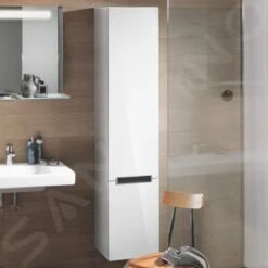 Villeroy & Boch Subway 2.0 - Hoge Badkamerkast, 1650x370x350 Mm, Scharnieren Links, Glossy White A70900DH -Badkamer Luxe e95ec4dd0aeb70829a66ec94