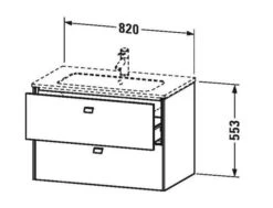 Duravit Brioso - Wastafelonderkast 553x820x479 Mm, 2 Lades, Glans Wit BR410202222 3 Duravit Brioso - Wastafelonderkast 553x820x479 Mm, 2 Lades, Glans Wit BR410202222 -Badkamer Luxe e9adb7d235ef7b797ac6cb84