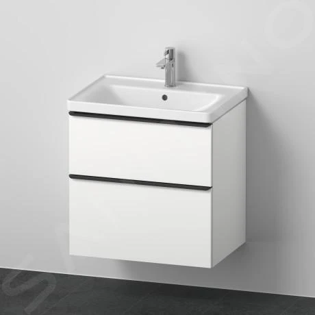 Duravit D-Neo - Wastafelonderkast Met Wastafel, 634x625x452 Mm, 2 Laden, Mat Wit DE012001818 1 Duravit D-Neo - Wastafelonderkast Met Wastafel, 634x625x452 Mm, 2 Laden, Mat Wit DE012001818