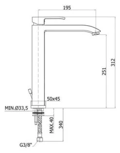 Paffoni Level - Wastafelkraan, Rvs LES081ST -Badkamer Luxe ea5295e4b55fd303fdb911b6