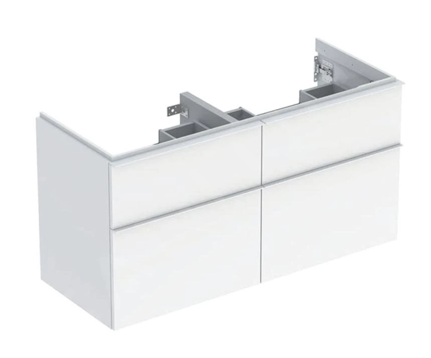 Geberit ICon - Wastafelonderkast, 118x62x48 Cm, 4 Laden, Glanzend Wit 502.309.01.1 1 Geberit ICon - Wastafelonderkast, 118x62x48 Cm, 4 Laden, Glanzend Wit 502.309.01.1