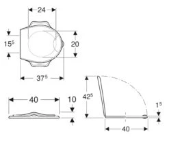 Geberit Bambini - Kinder Wc Bril Met Ondersteunende Functie, Karmozijnrood 573363000 -Badkamer Luxe ea90cfb83eb7c6e894a30f95 6