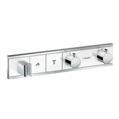 Hansgrohe RainSelect - Afbouwdeel Voor Thermostatische Douchekraan Voor 2 Functies, Wit/chroom 15355400