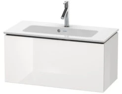 Duravit L-Cube - Wastafelonderkast Compact, 400x820x391 Mm, 1 La, Glanzend Wit LC615702222