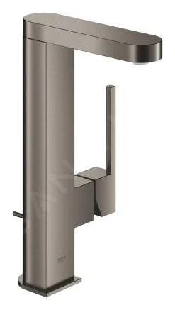 Grohe Plus - Wastafelkraan L, Met Waste En Uittrekbare Uitloop, Geborsteld Hard Graphite 23843AL3