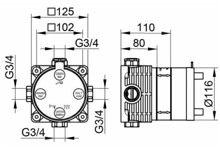 Keuco Toebehoren - FLEXX.BOXX Inbouwdeel Universal DN20 59970000070 2 Keuco Toebehoren - FLEXX.BOXX Inbouwdeel Universal DN20 59970000070 - Afbeelding 2
