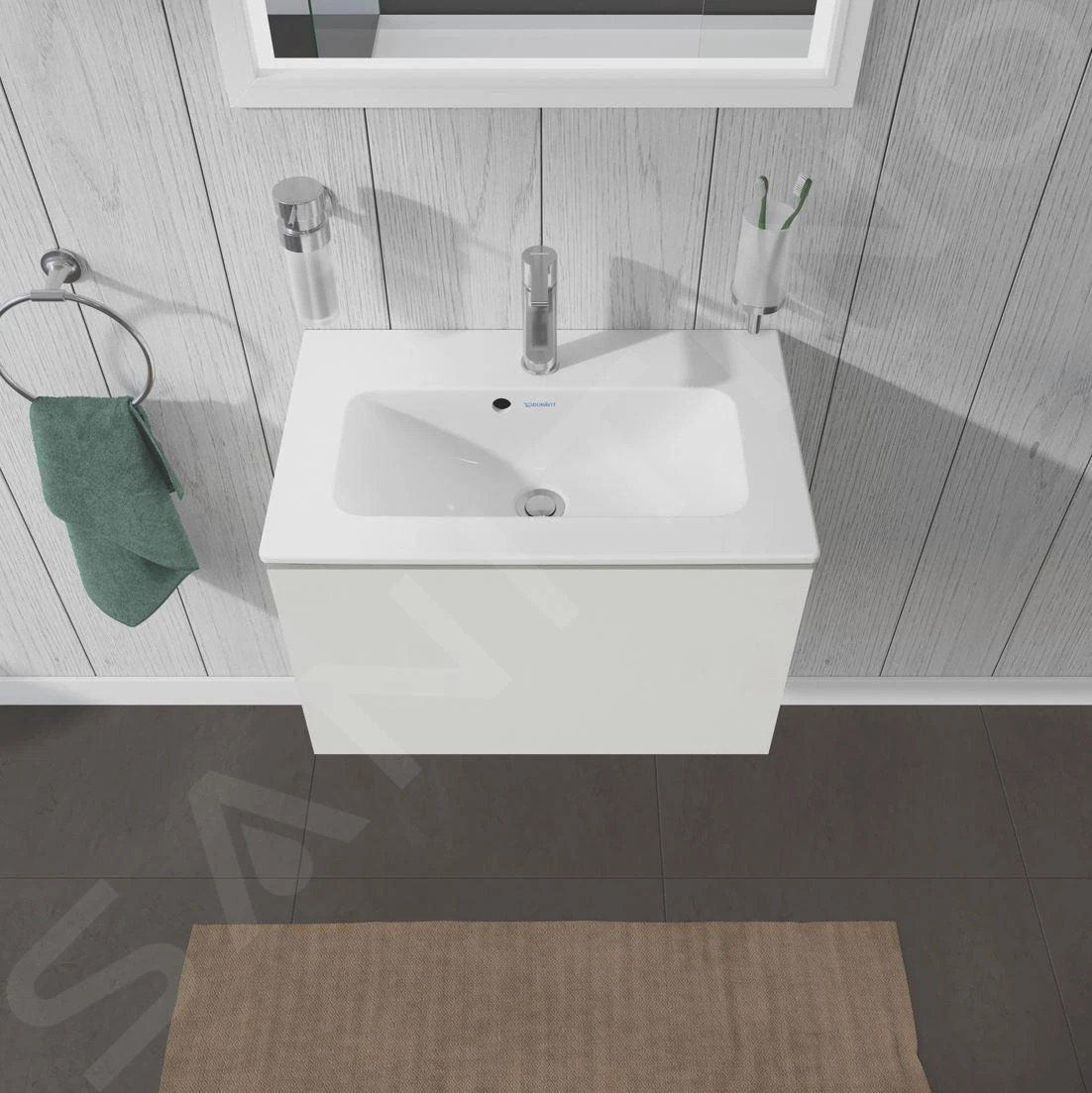 Duravit L-Cube - Wastafelonderkast Compact, 400x620x391 Mm, 1 La, Glanzend Wit LC615602222 3 Duravit L-Cube - Wastafelonderkast Compact, 400x620x391 Mm, 1 La, Glanzend Wit LC615602222 - Afbeelding 3