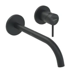 Hansa Public - Inbouw Wastafelkraan, 2-gats, Mat Zwart 5793217133