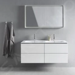 Duravit L-Cube - Wastafelonderkast 550x1290x481 Mm, 4 Laden, Wit Mat LC625901818 -Badkamer Luxe ed5463016ae04cd7e8dd5fb8